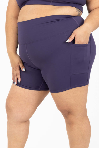 SuperHold-short 6 inch - Dieppaars