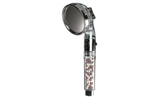 AquaPulse Ionic Pro Douchekop met Drukversterking en Minerale Filtertechnologie