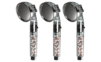 AquaPulse Ionic Pro Douchekop met Drukversterking en Minerale Filtertechnologie