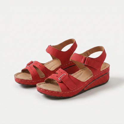 Sandy – Comfortabele sleehak-sandalen