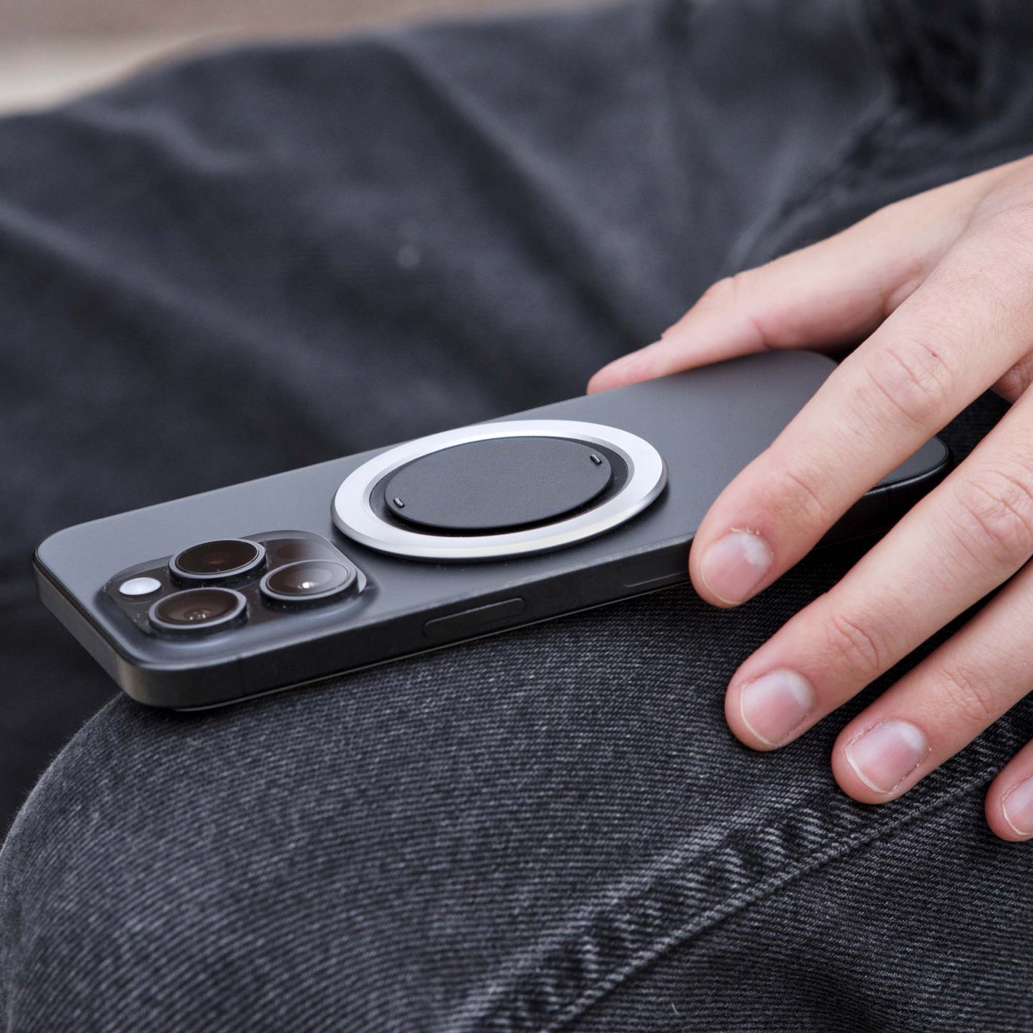 SnapLuxe | Ultradunne Magnetische Telefoon-Grip & Standaard