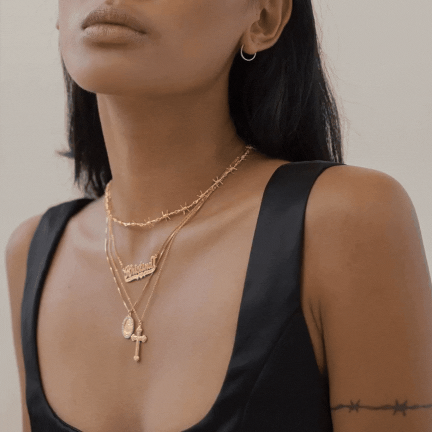 Chokeletto | Comfortabele choker met opvallend barbed wire design voor elke outfit