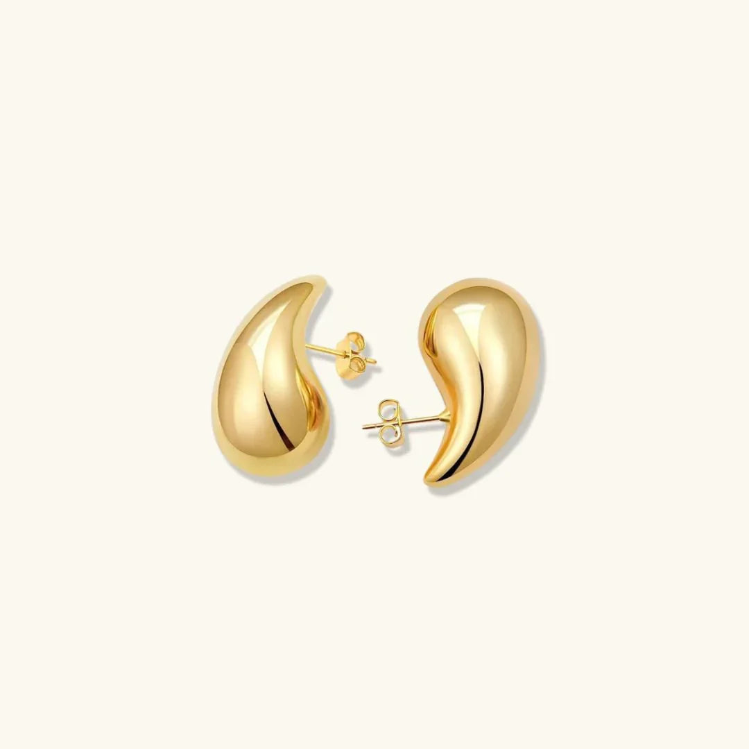 Gouden Sandra Teardrop-oorbellen
