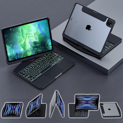 Transparante 360° iPad Toetsenbord Beschermhoes