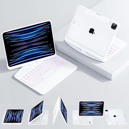 Transparante 360° iPad Toetsenbord Beschermhoes