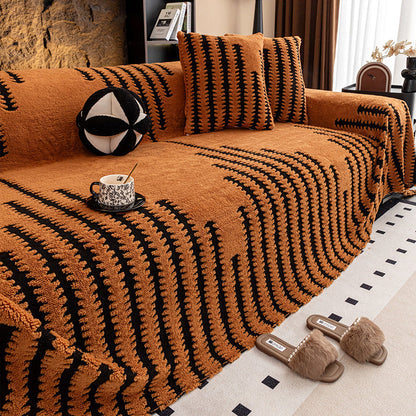 CozyShield Bankhoes – Warm, Antislip en Zacht Pluche Winterontwerp