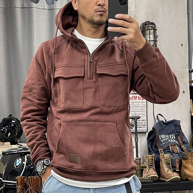 Jason - Comfortabele winterhoodie met ritssluiting