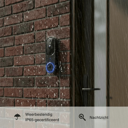 GuardView Video Deurbel | Draadloos, HD Camera, Bewegingsdetectie & App Integratie