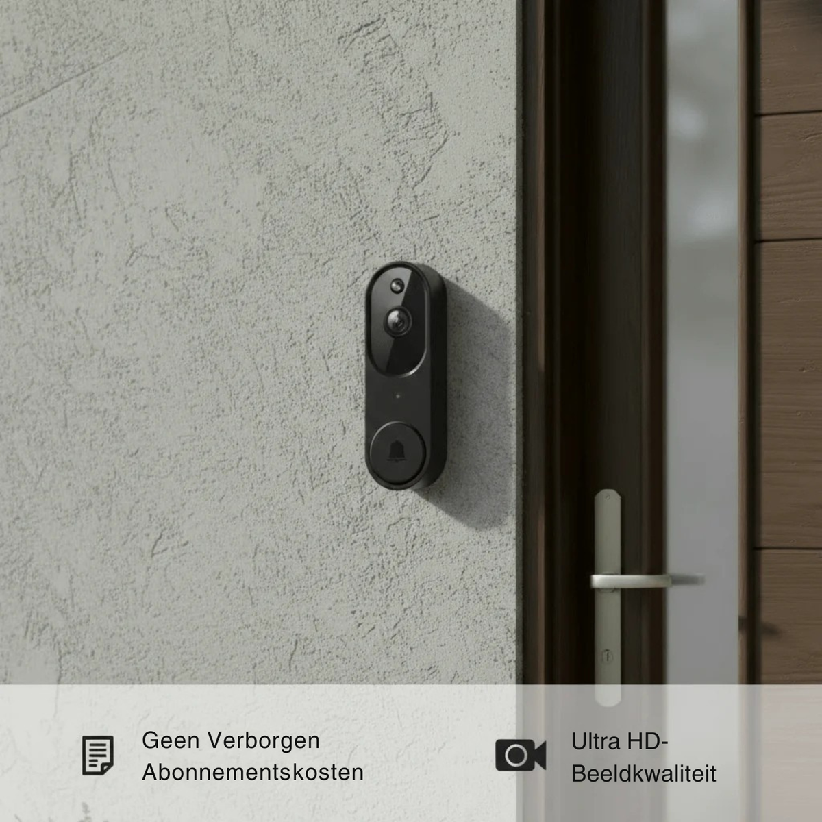 GuardView Video Deurbel | Draadloos, HD Camera, Bewegingsdetectie & App Integratie