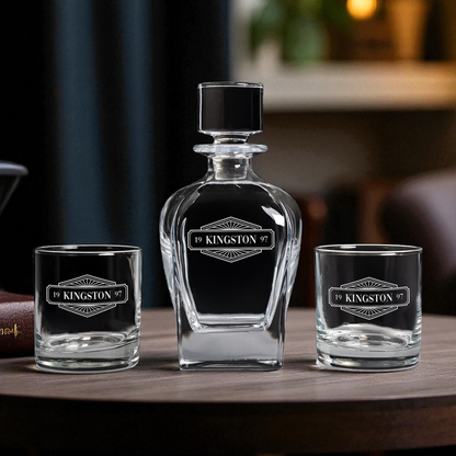 Tudor-karafset met luxe geschenkdoos – Signature-ontwerpen