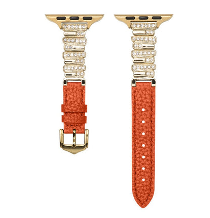 Onregelmatige Leren Band voor Apple Watch