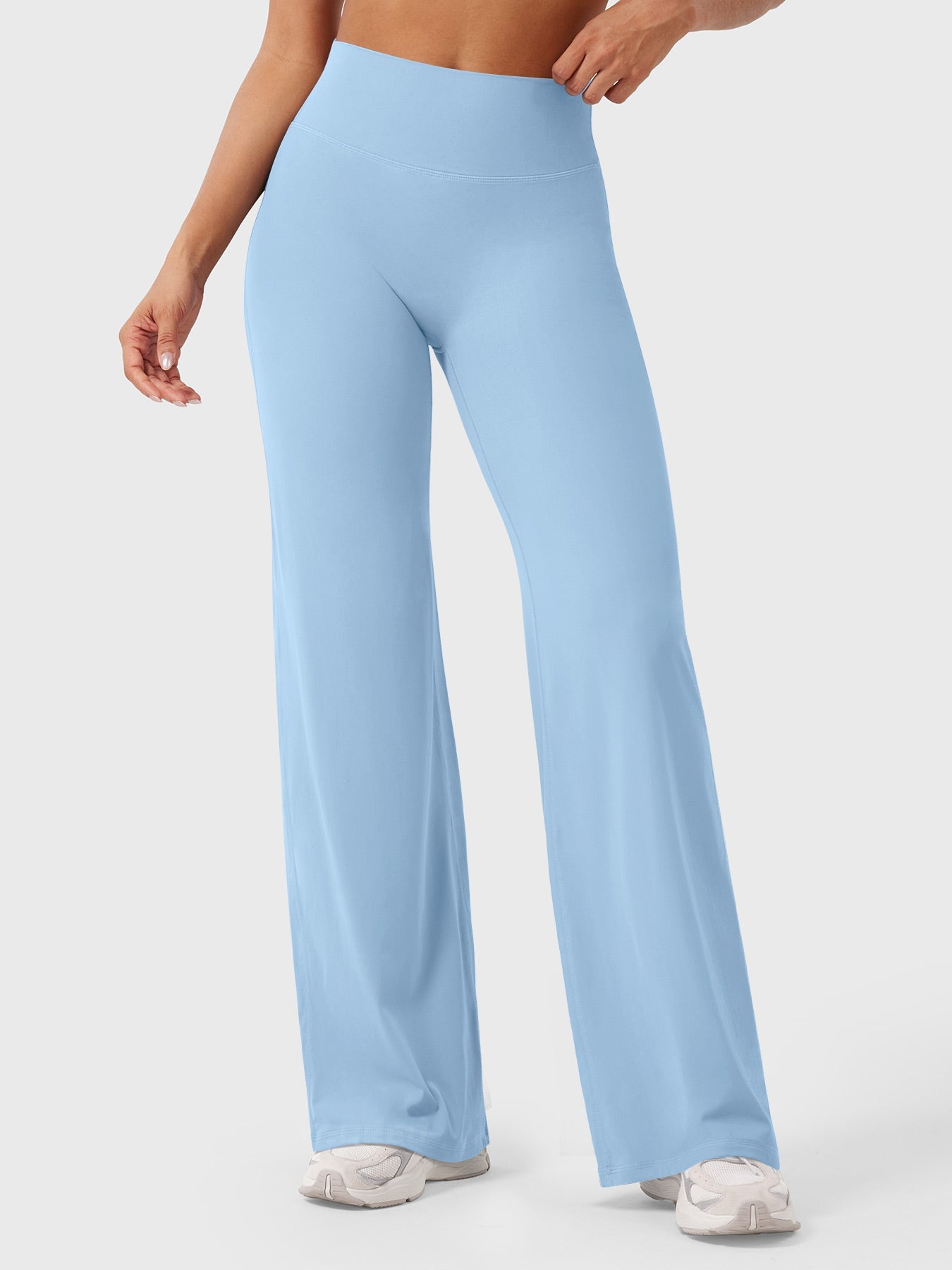 CurveFlex | Hoge Taille Straight-Leg Legging - Luchtig Blauw