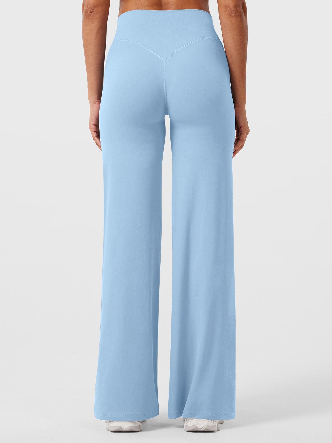 CurveFlex | Hoge Taille Straight-Leg Legging - Luchtig Blauw