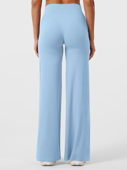 CurveFlex | Hoge Taille Straight-Leg Legging - Luchtig Blauw