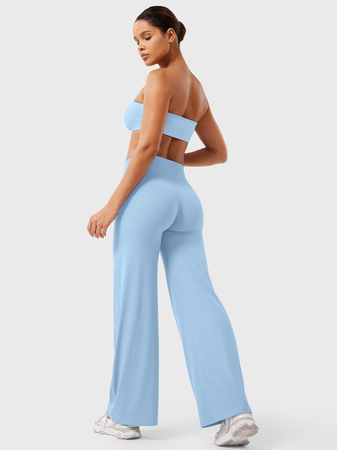 CurveFlex | Hoge Taille Straight-Leg Legging - Luchtig Blauw