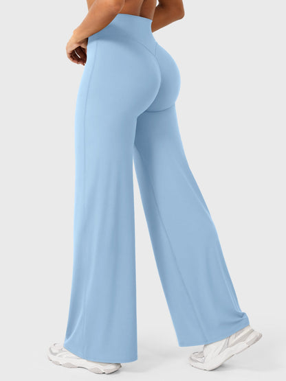 CurveFlex | Hoge Taille Straight-Leg Legging - Luchtig Blauw