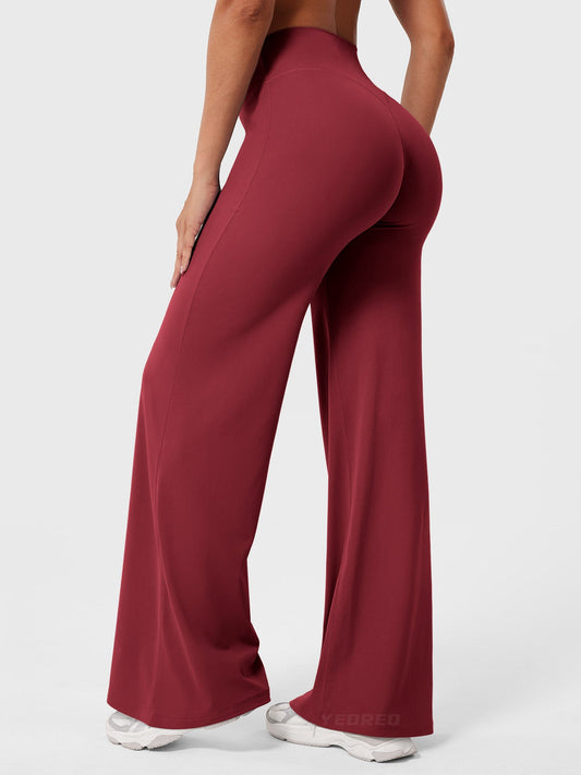 CurveFlex | Hoge Taille Straight-Leg Legging - Anker Rood