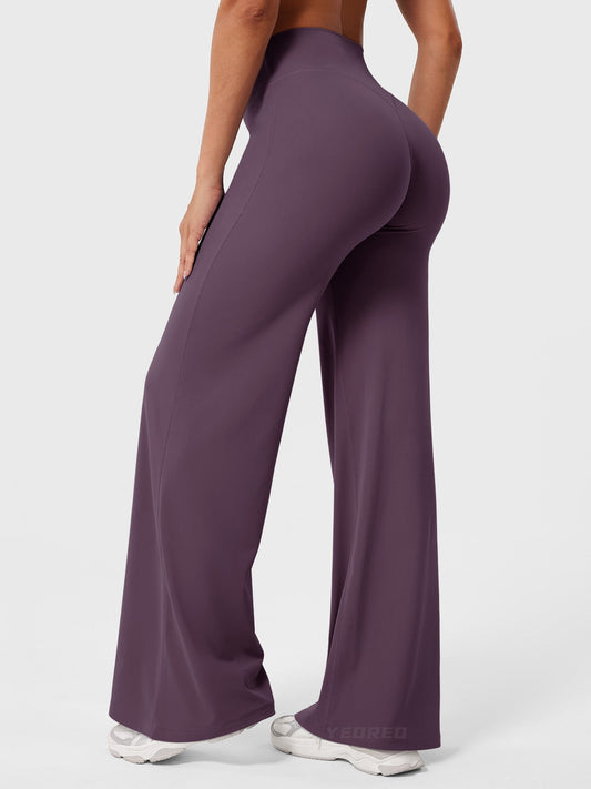 CurveFlex | Hoge Taille Straight-Leg Legging - Braambes