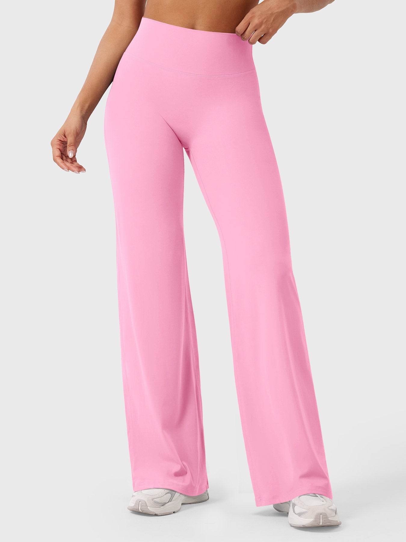 CurveFlex | Hoge Taille Straight-Leg Legging - Bubblegum Roze