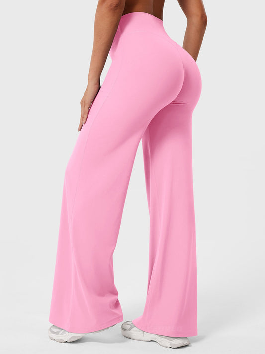 CurveFlex | Hoge Taille Straight-Leg Legging - Bubblegum Roze