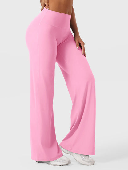 CurveFlex | Hoge Taille Straight-Leg Legging - Bubblegum Roze