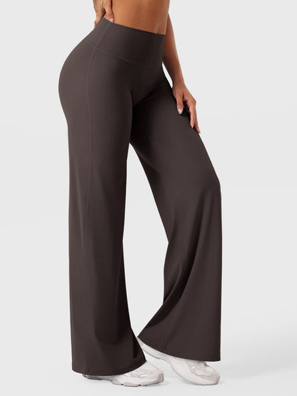 CurveFlex | Hoge Taille Straight-Leg Legging - Donkerbruin