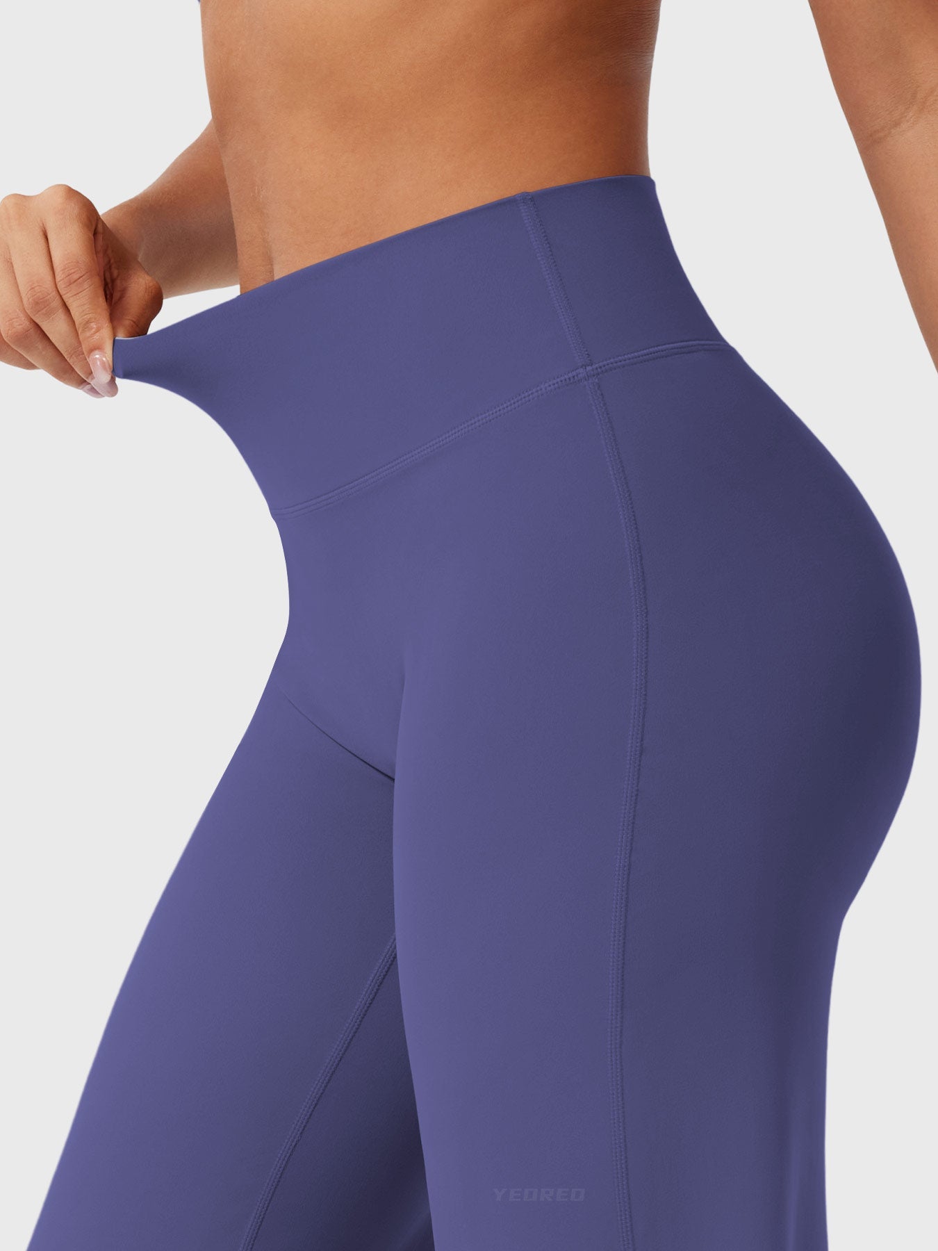 CurveFlex | Hoge Taille Straight-Leg Legging - Diep kobalt