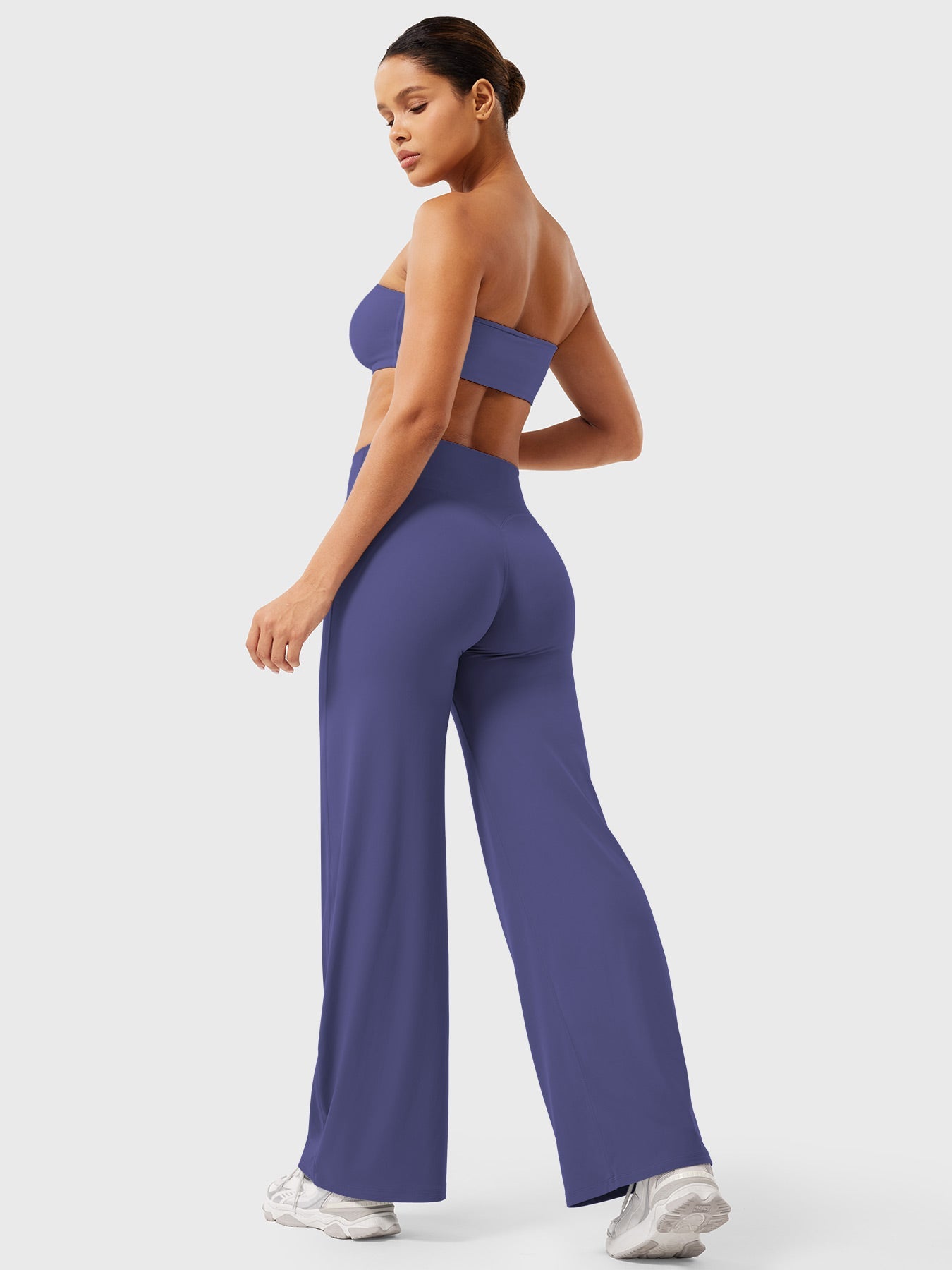 CurveFlex | Hoge Taille Straight-Leg Legging - Diep kobalt
