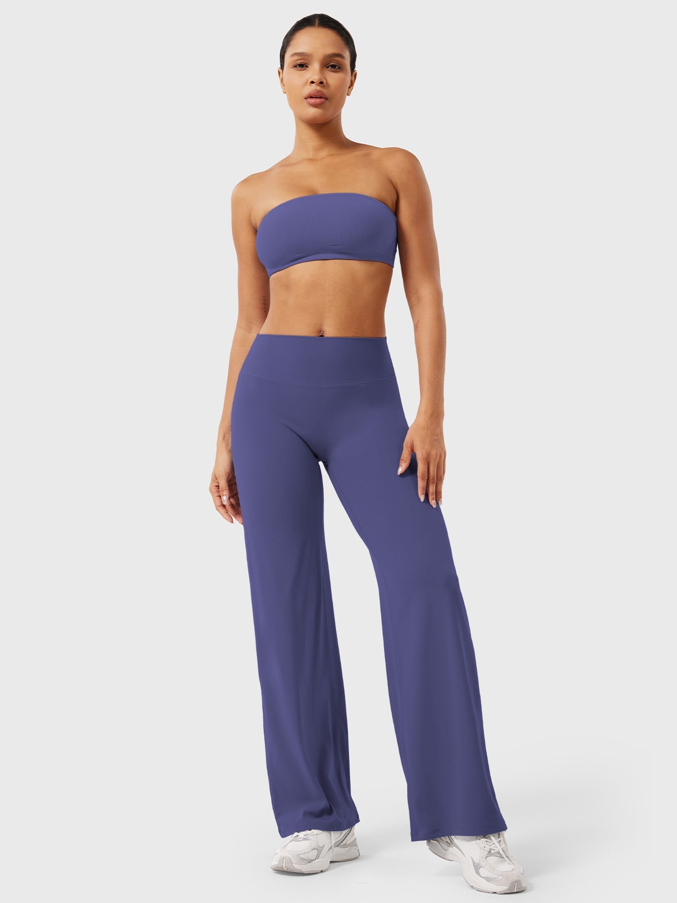 CurveFlex | Hoge Taille Straight-Leg Legging - Diep kobalt
