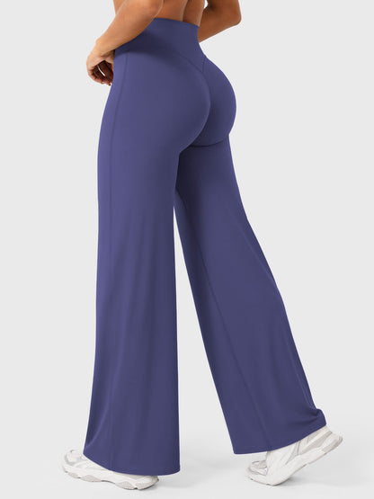 CurveFlex | Hoge Taille Straight-Leg Legging - Diep kobalt