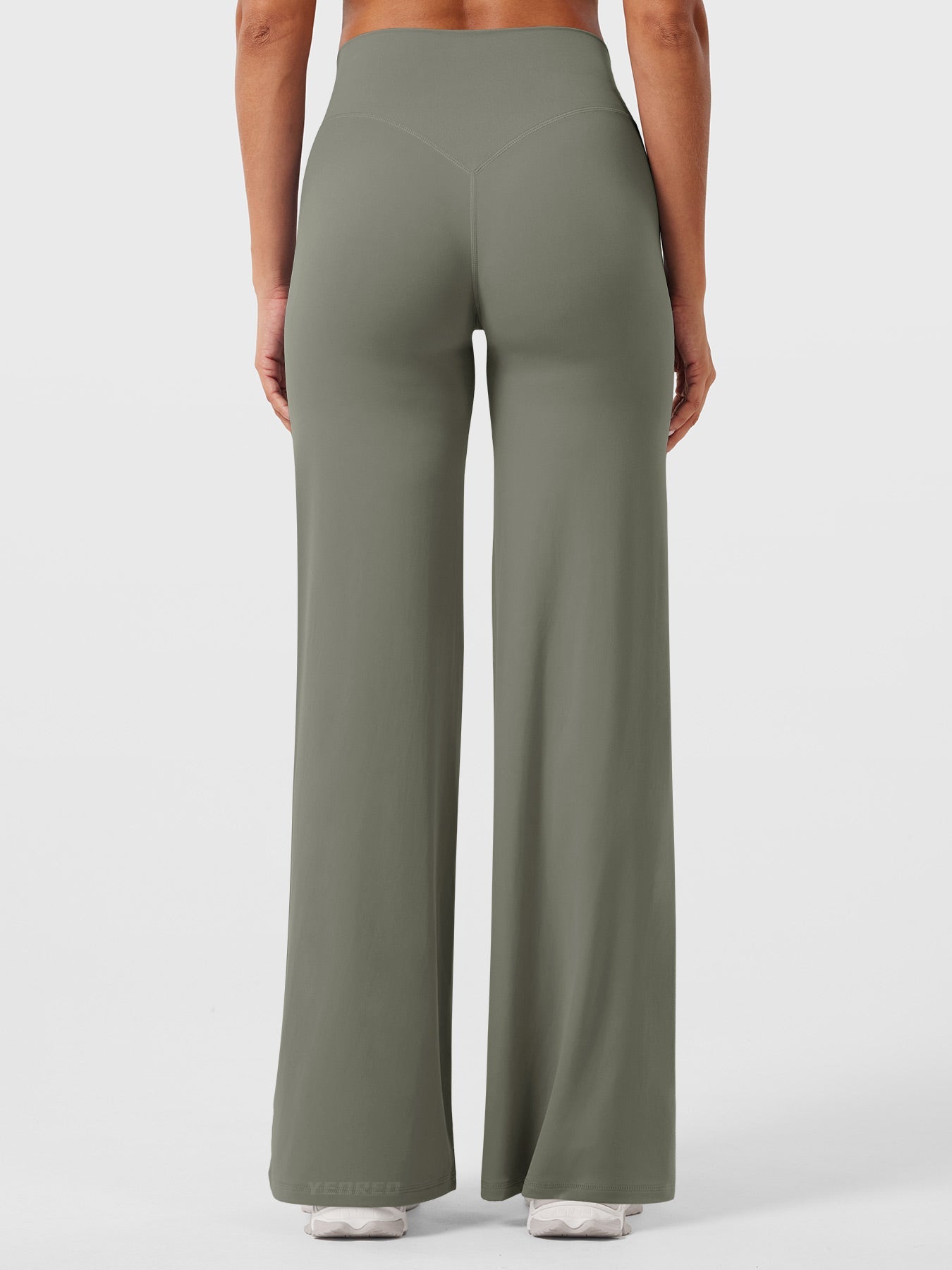 CurveFlex | Hoge Taille Straight-Leg Legging - Grijsgroen