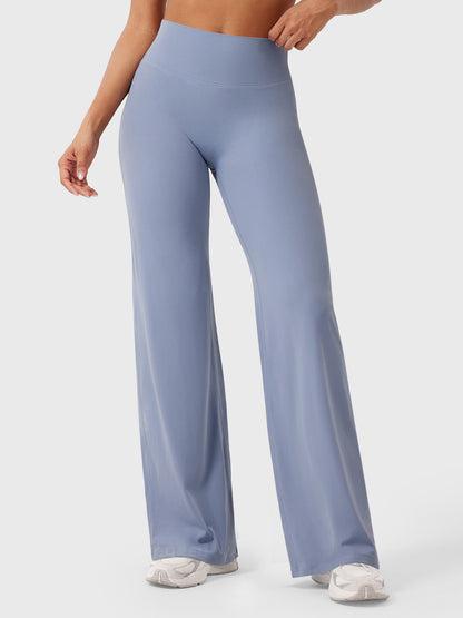 CurveFlex | Hoge Taille Straight-Leg Legging - Granietblauw