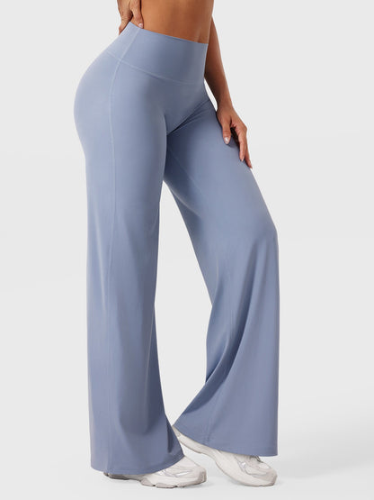 CurveFlex | Hoge Taille Straight-Leg Legging - Granietblauw