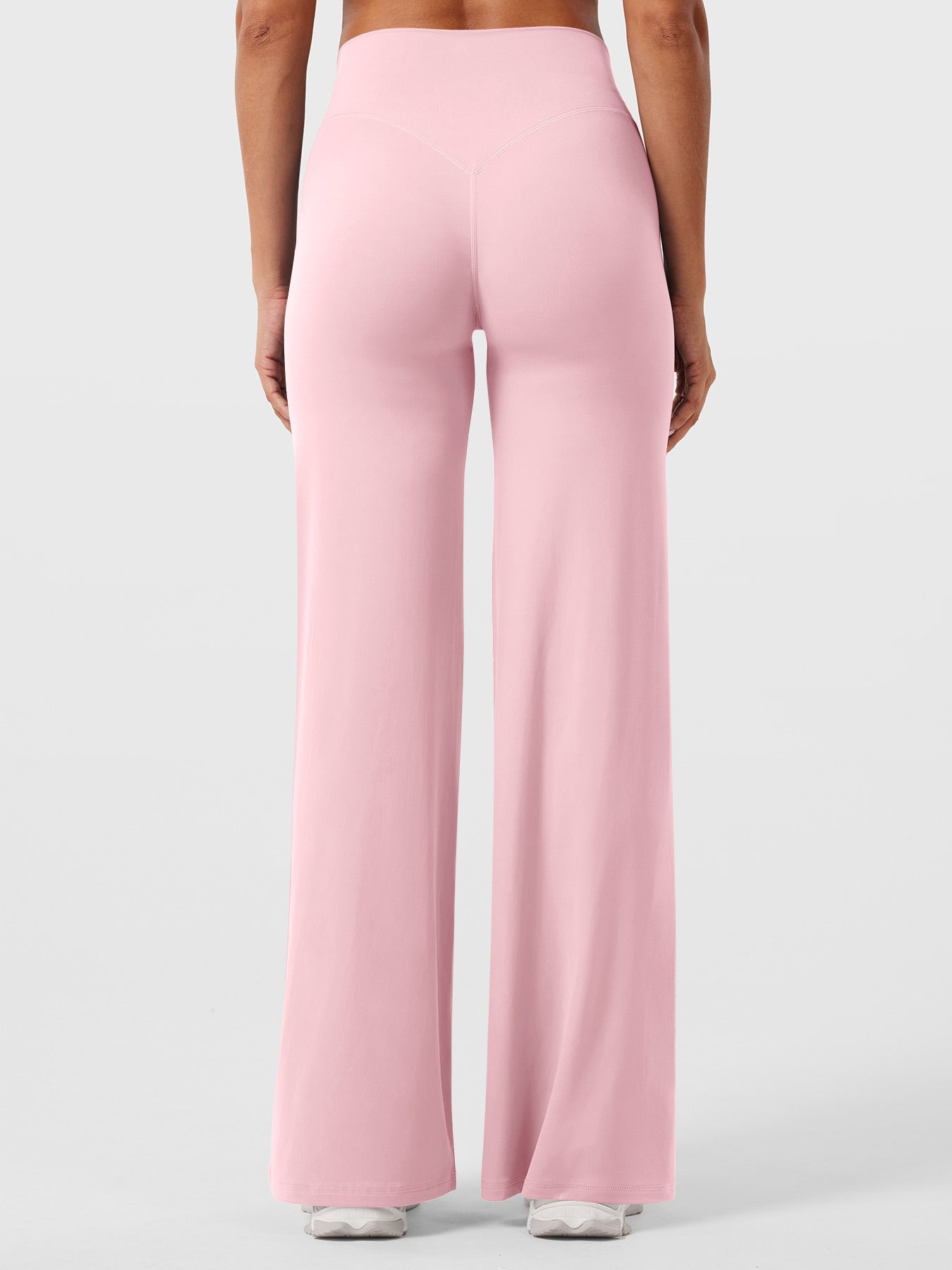 CurveFlex | Hoge Taille Straight-Leg Legging - Babyroze