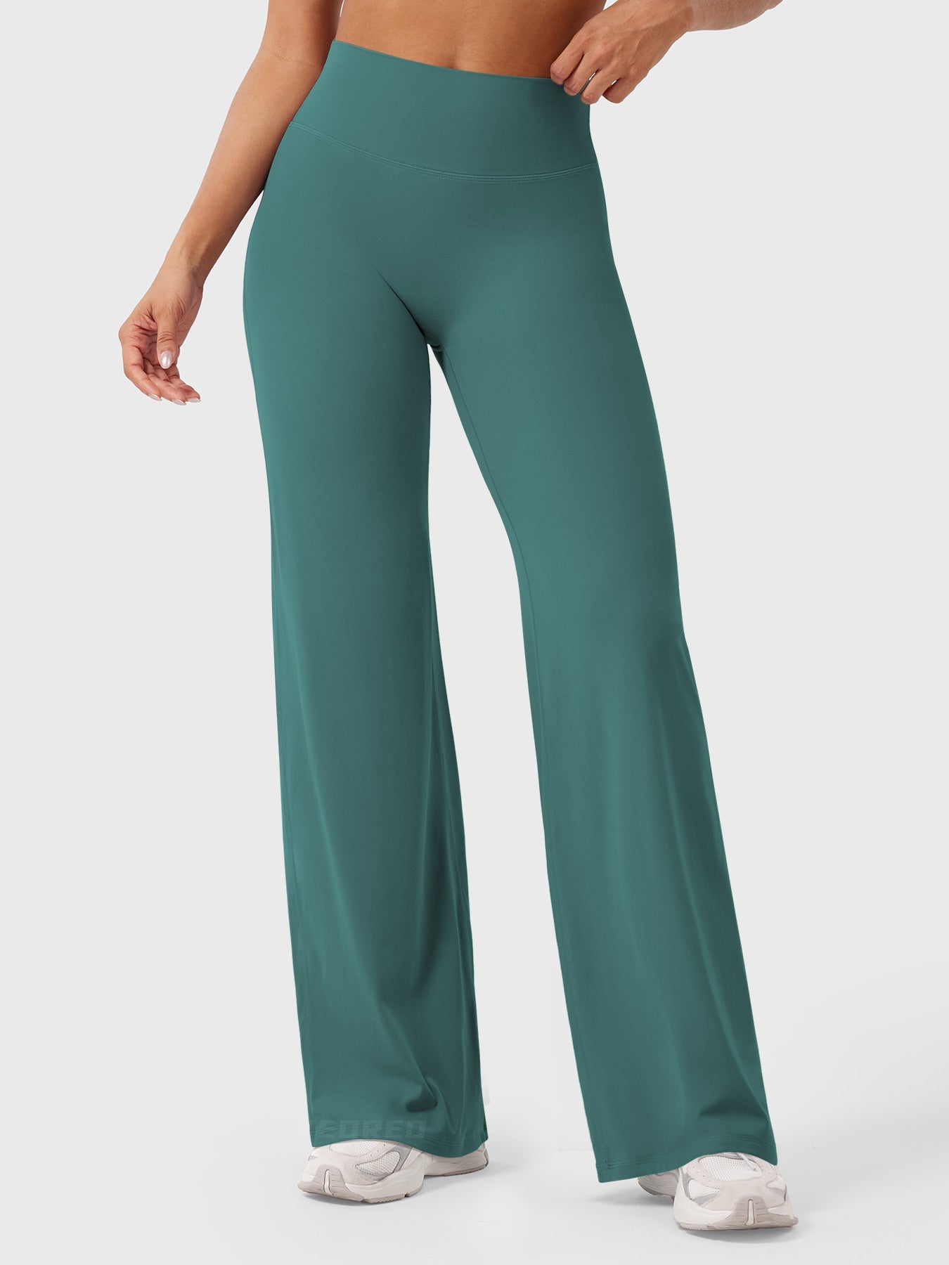 CurveFlex | Hoge Taille Straight-Leg Legging - Mediterraan