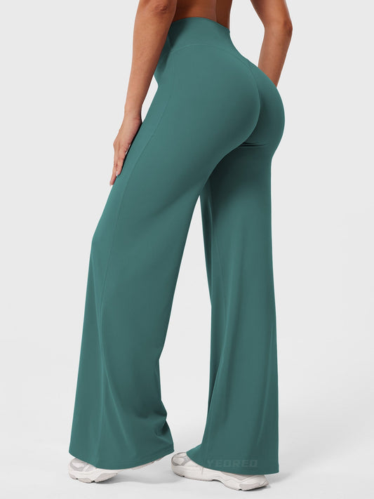 CurveFlex | Hoge Taille Straight-Leg Legging - Mediterraan