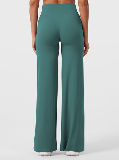 CurveFlex | Hoge Taille Straight-Leg Legging - Mediterraan