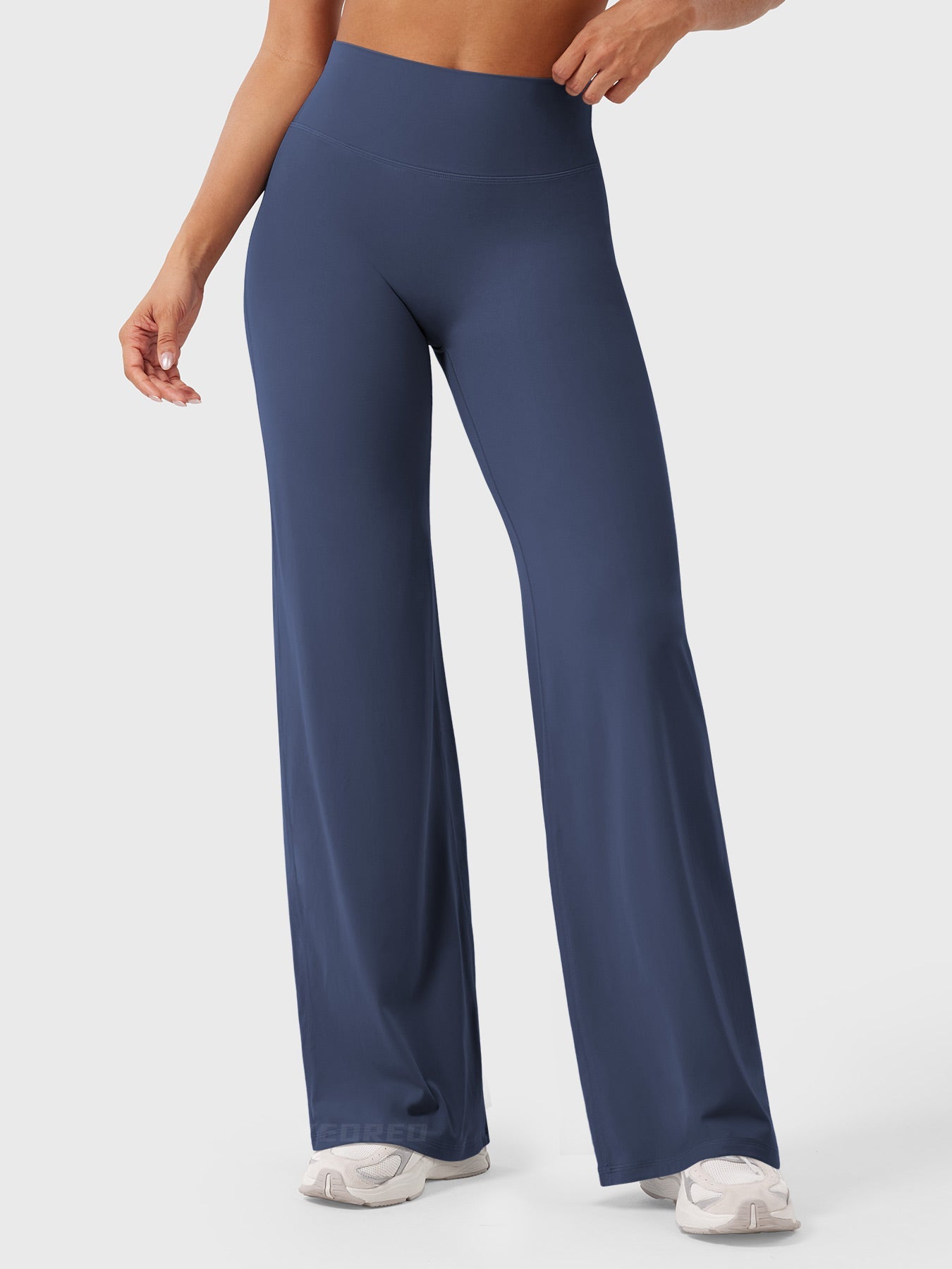 CurveFlex | Hoge Taille Straight-Leg Legging - Marineblauw