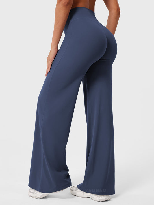 CurveFlex | Hoge Taille Straight-Leg Legging - Marineblauw