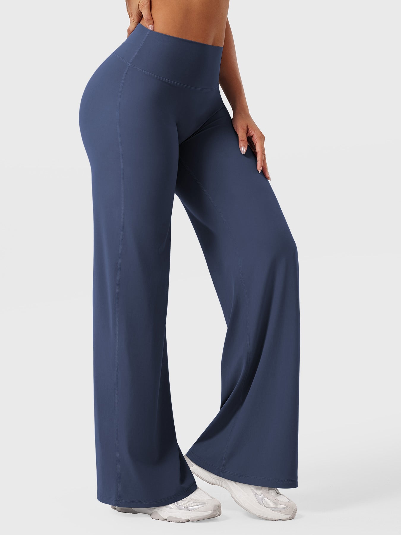 CurveFlex | Hoge Taille Straight-Leg Legging - Marineblauw