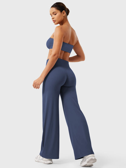 CurveFlex | Hoge Taille Straight-Leg Legging - Marineblauw