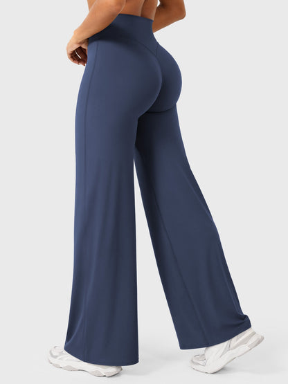 CurveFlex | Hoge Taille Straight-Leg Legging - Marineblauw