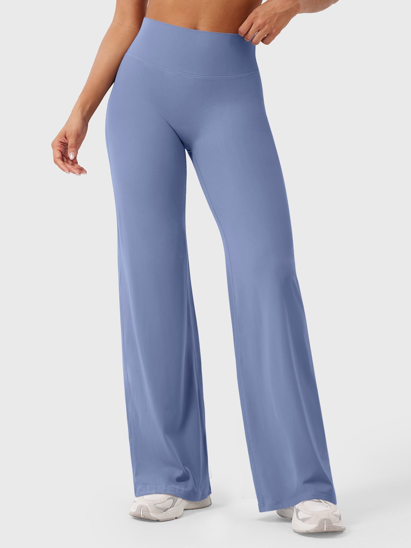 CurveFlex | Hoge Taille Straight-Leg Legging - Oceaanblauw