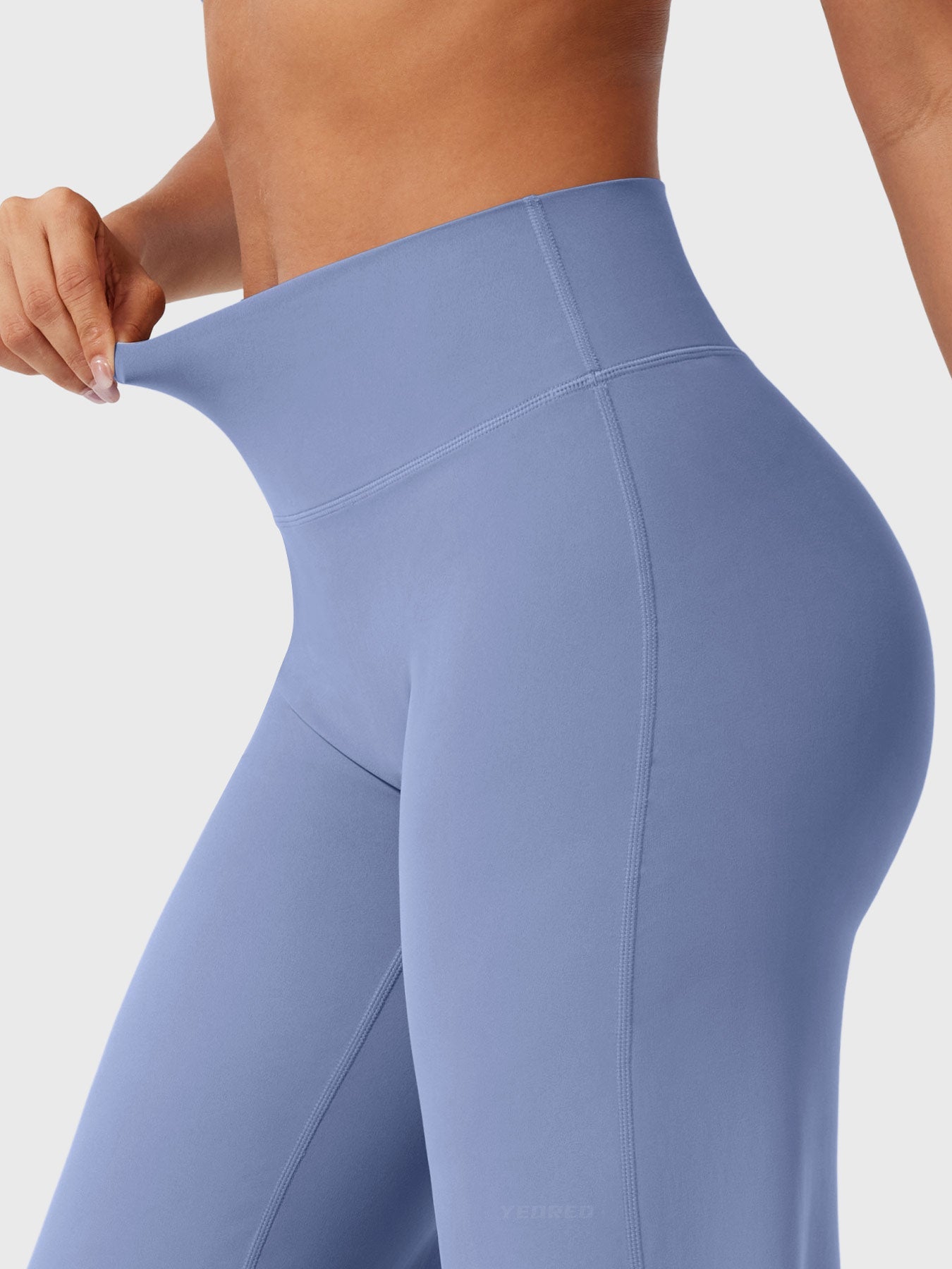 CurveFlex | Hoge Taille Straight-Leg Legging - Oceaanblauw