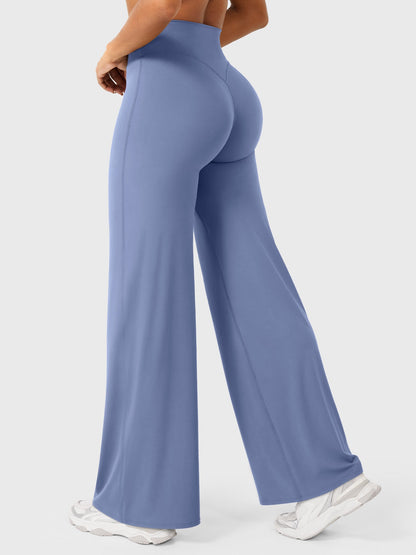 CurveFlex | Hoge Taille Straight-Leg Legging - Oceaanblauw